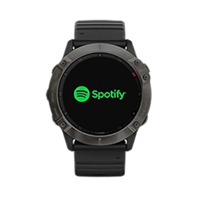 Часы Garmin Fenix 6X Pro Solar титановый серый DLC с черным ремешком