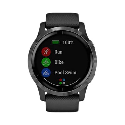 Часы Garmin Venu черные с серым безелем