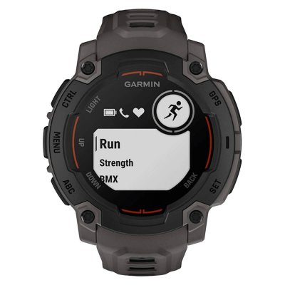 Часы Garmin Instinct E Black 45mm c угольно-черным ремешком
