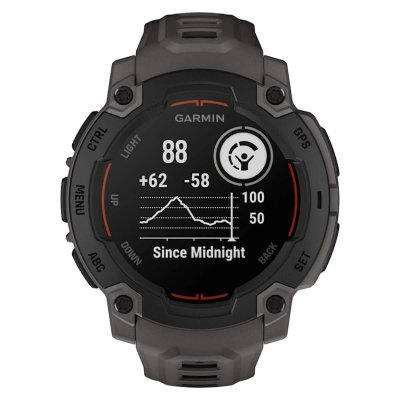 Часы Garmin Instinct E Black 45mm c угольно-черным ремешком